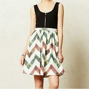 Anthropologie Maeve Amapola Chevron Tank Dress
